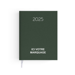 AGENDA EMBOITE SEMAINIER NATUREL 2025 personnalisé