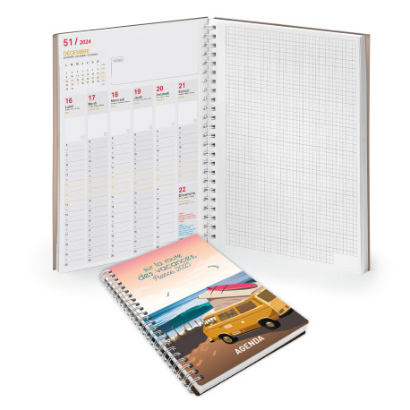 AGENDA SCRIPT BOOK 2025 personnalisé