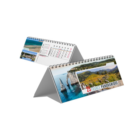 CHEVALET MAXI 13 FEUILLETS FRANCE PANORAMIQUE 2025 personnalisé