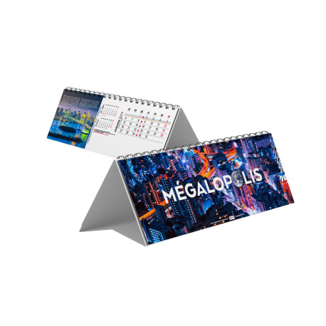 CHEVALET MAXI 13 FEUILLETS MÉGALOPOLIS 2025 personnalisé