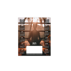 ESTAMPE CARRÉE YOGA 2025 personnalisé