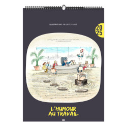 ILLUSTRÉ L'HUMOUR AU TRAVAIL 2025 personnalisé