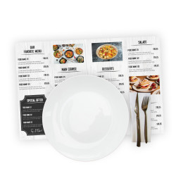 SET DE TABLE PAPIER - 2025 personnalisé
