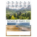 POSTER PAYSAGES DE FRANCE 2025 personnalisé