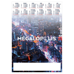POSTER MÉGALOPOLIS 2025 personnalisé