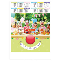 POSTER GOUTERS D'ENFANTS 2025 personnalisé