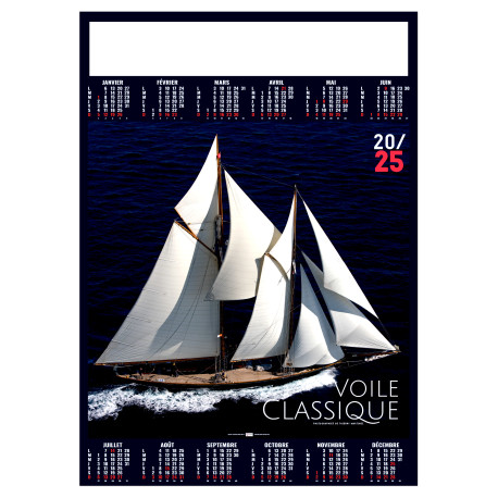 POSTER VOILE CLASSIQUE 2025 personnalisé