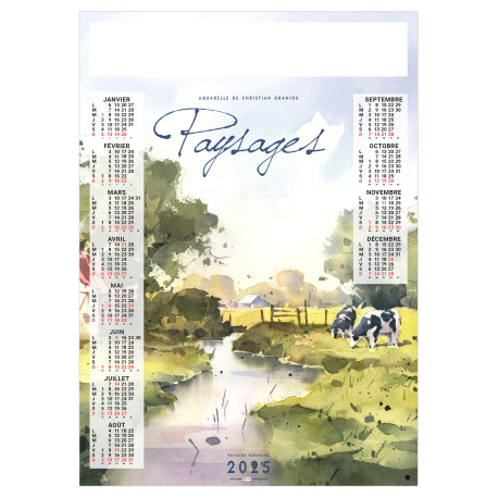 POSTER PAYSAGES 2025 personnalisé