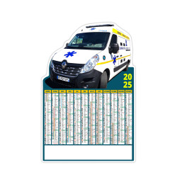 CALENDRIER BANCAIRE DÉCOUPÉ CRÉATION 2025 personnalisé
