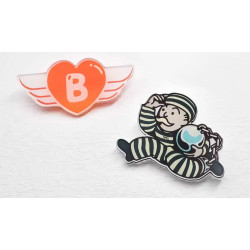 Pin’s en acrylique – 25 mm