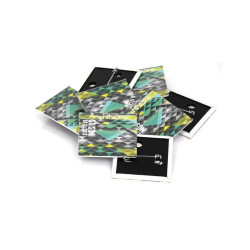 Badge carré à épingle 40x40 mm vierge ou à personnaliser