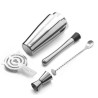 Kit shaker vierge ou à personnaliser 6 pièces acier inox