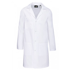 Blouse blanche personnalisable coupe mixte