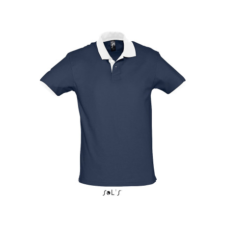Polo personnalisable manches courtes bicolore