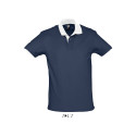 Polo personnalisable manches courtes bicolore