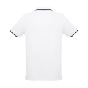 THC ROME WH. Polo slim fit pour homme vierge ou à personnaliser