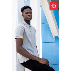 THC ROME. Polo slim fit pour homme vierge ou à personnaliser