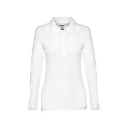 THC BERN WOMEN WH. Polo à manches longues pour femme