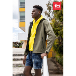 THC ZAGREB. Softshell pour homme, avec capuche amovible vierge ou