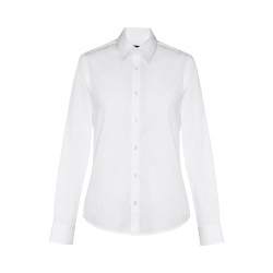 THC PARIS WOMEN WH. Chemise popeline pour femme ML vierge ou à pe