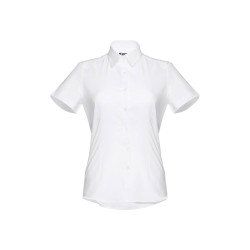 THC LONDON WOMEN WH. Chemise oxford pour femme MC vierge ou à per