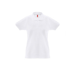 THC MONACO WOMEN WH. Polo pour femme vierge ou à personnaliser