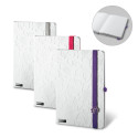Lanybook Innocent Passion White. Bloc-notes vierge ou à personnal