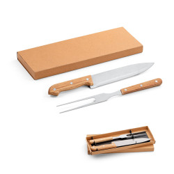 SALSA. Ensemble d'ustensiles pour barbecue vierge ou à personnali