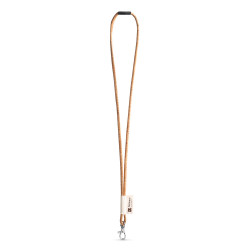 Lanyard Cork Long Set. Modèles standard vierge ou à personnaliser