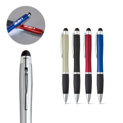 HELIOS. Stylo à bille avec logo rétroéclairé vierge ou à personna
