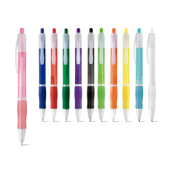 SLIM BK. Stylo à bille avec antidérapant vierge ou à personnalise