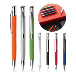 OLAF SOFT. Stylo à bille en aluminium vierge ou à personnaliser