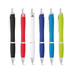 MANZONI. Stylo bille en ABS avec traitement antibactérien vierge