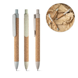 Stylo à bille écologique en liège personnalisé GOYA 