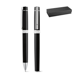 Gagnez le cœur de vos cibles grâce à ce kit roller et stylo bille en métal personnalisé !
