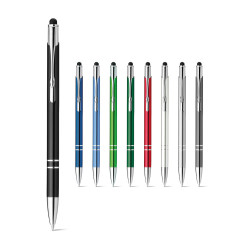 Stylo à bille métal tactile avec votre logo