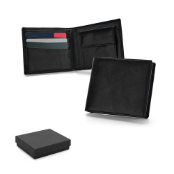 AFFLECK. Portecartes en cuir avec blocage RFID