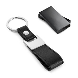 Blackwall - le Porte-Clés en métal et simili cuir personnalisé chez Wiloo