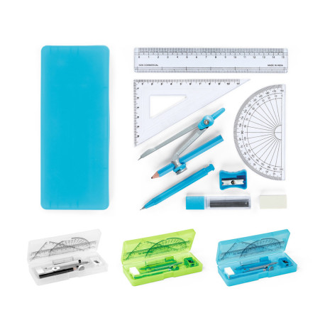 PITAGORAS. Ensemble de géométrie vierge ou à personnaliser - Express et pas cher