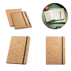 FREUD. Bloc-notes avec stylo à bille vierge ou à personnaliser