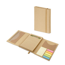 Bloc-note multifonction personnalisé ELIOT - accessoire de bureau écologique