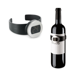 DABNEY. Thermomètre digital pour le vin vierge ou à personnaliser
