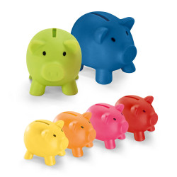 PIGGY. Tirelire en PVC vierge ou à personnaliser - Express et pas cher