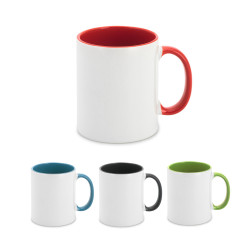Mug en céramique 350mL bicolore vierge ou a personnaliser