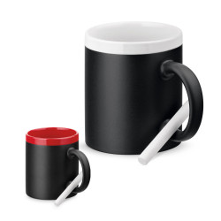 CHALKIE. Mug en céramique 360 ml vierge ou à personnaliser
