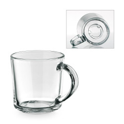 SOFFY. Mug en verre 230 ml vierge ou à personnaliser - Express et pas cher