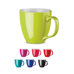 PANTHONY. Mug en porcelaine 450 ml vierge ou à personnaliser