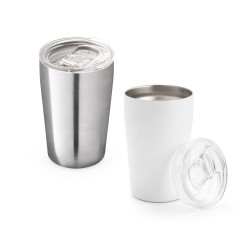 SLIDER. Tasse de voyage inoxydable vierge ou à personnaliser