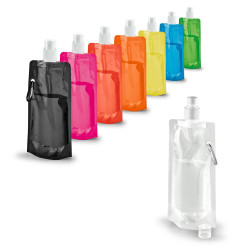 Gourde pliable personnalisable en PE 460 ml
