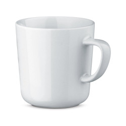 MOCCA WHITE. Mug en céramique de 270 ml vierge ou à personnaliser